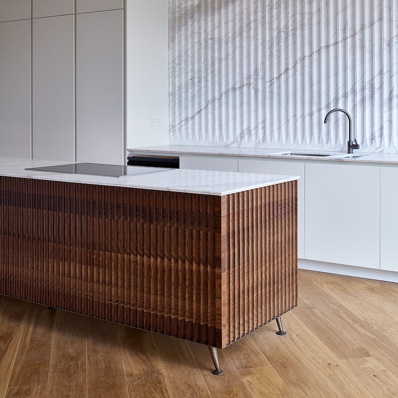 Television Centre White City, London Volakas Marble - Residential Development — Roma Marble