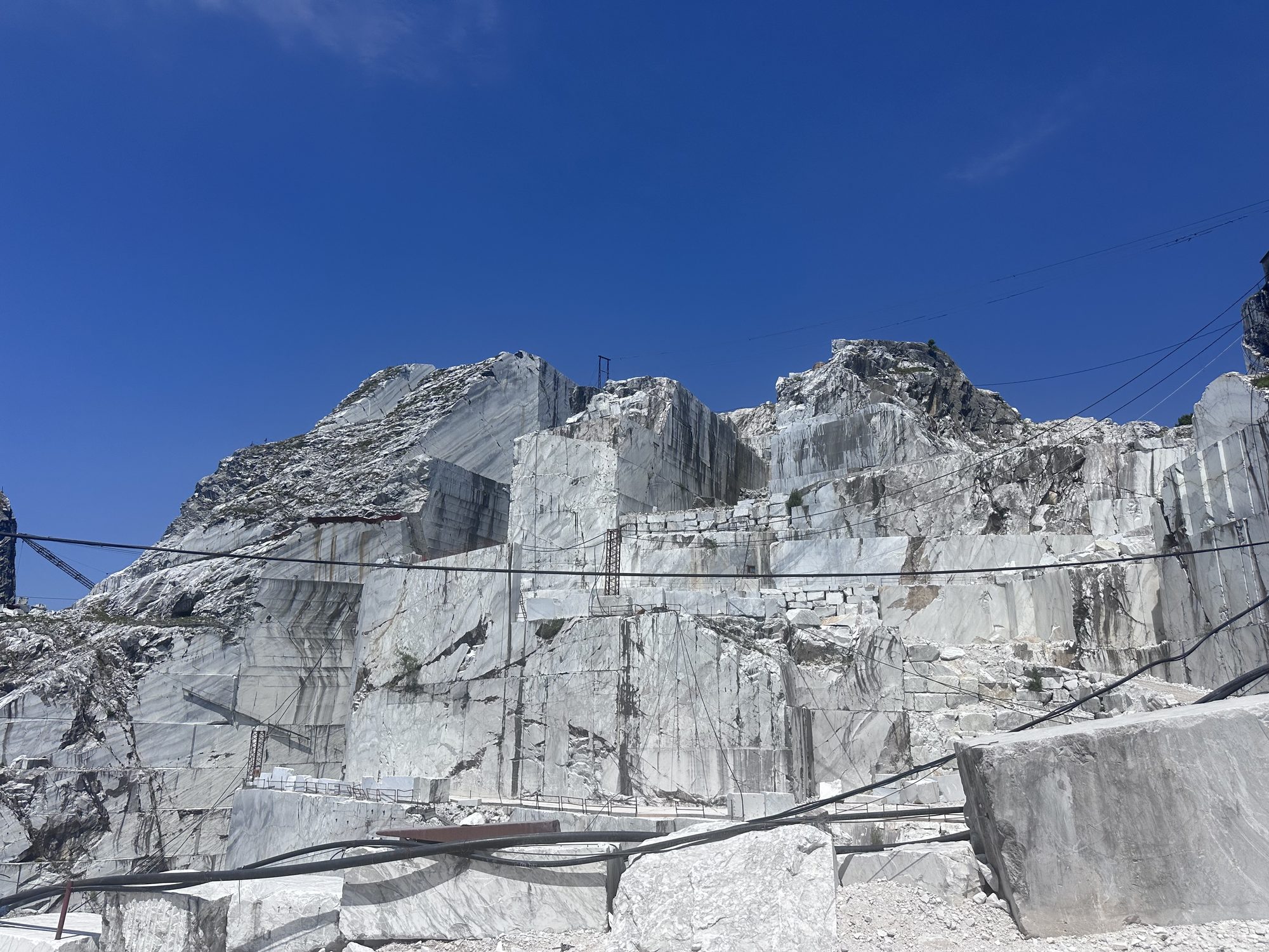 Marble quarry in Italy, where Roma Marble sources its stone