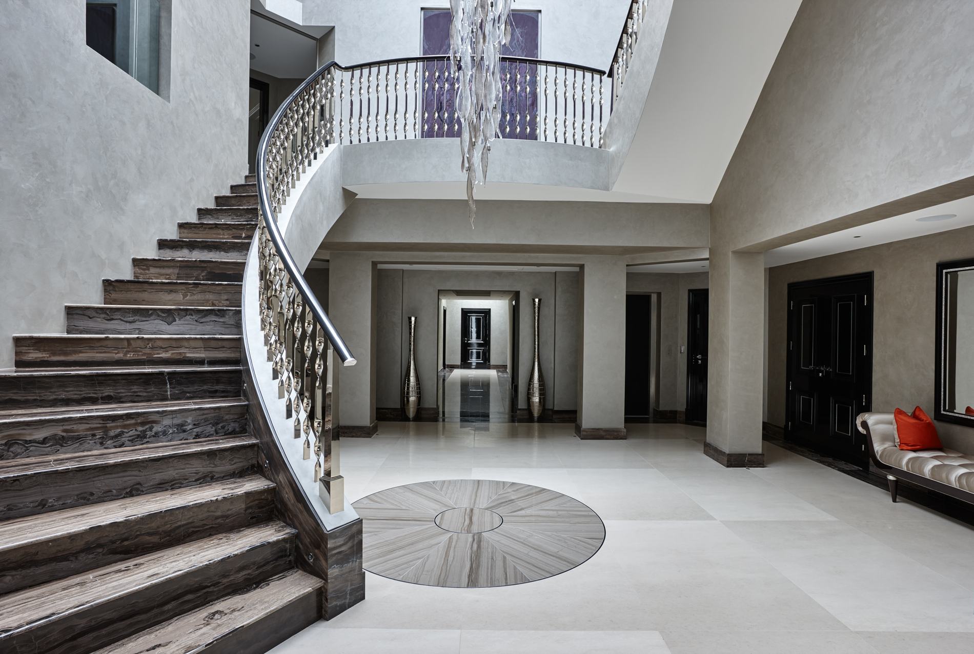 Cloak House Hall — natural stone by Roma Marble, London