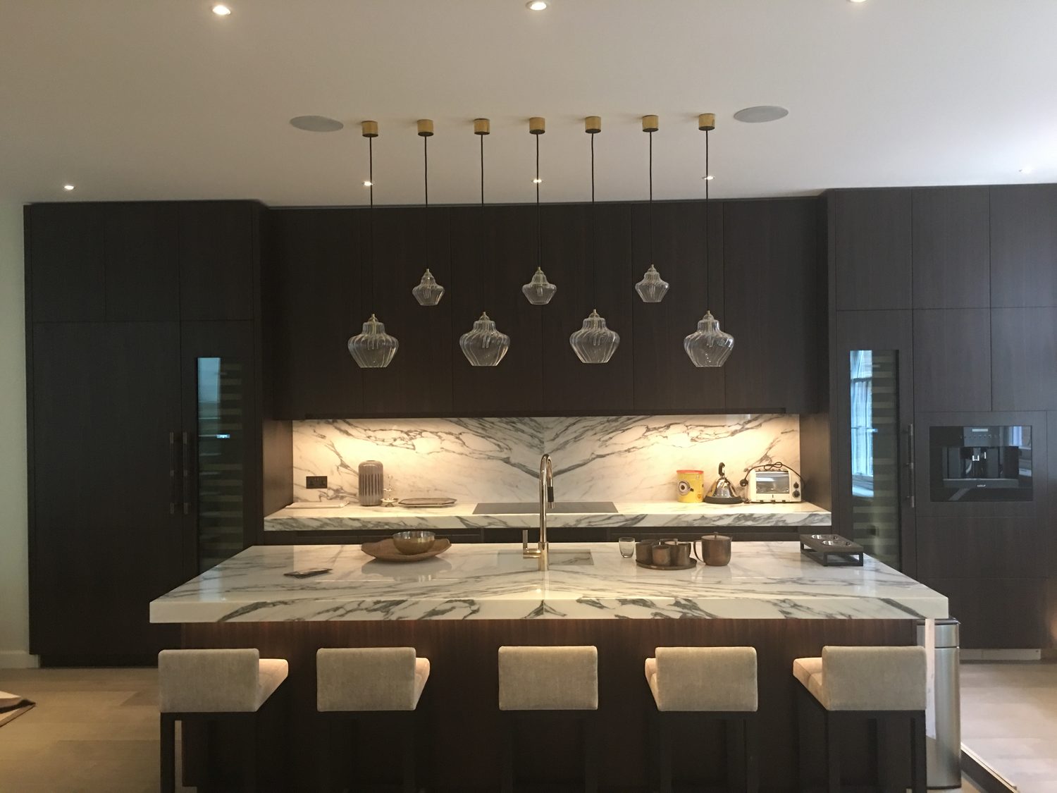 Arabescato Vagli kitchen by Roma Marble, London
