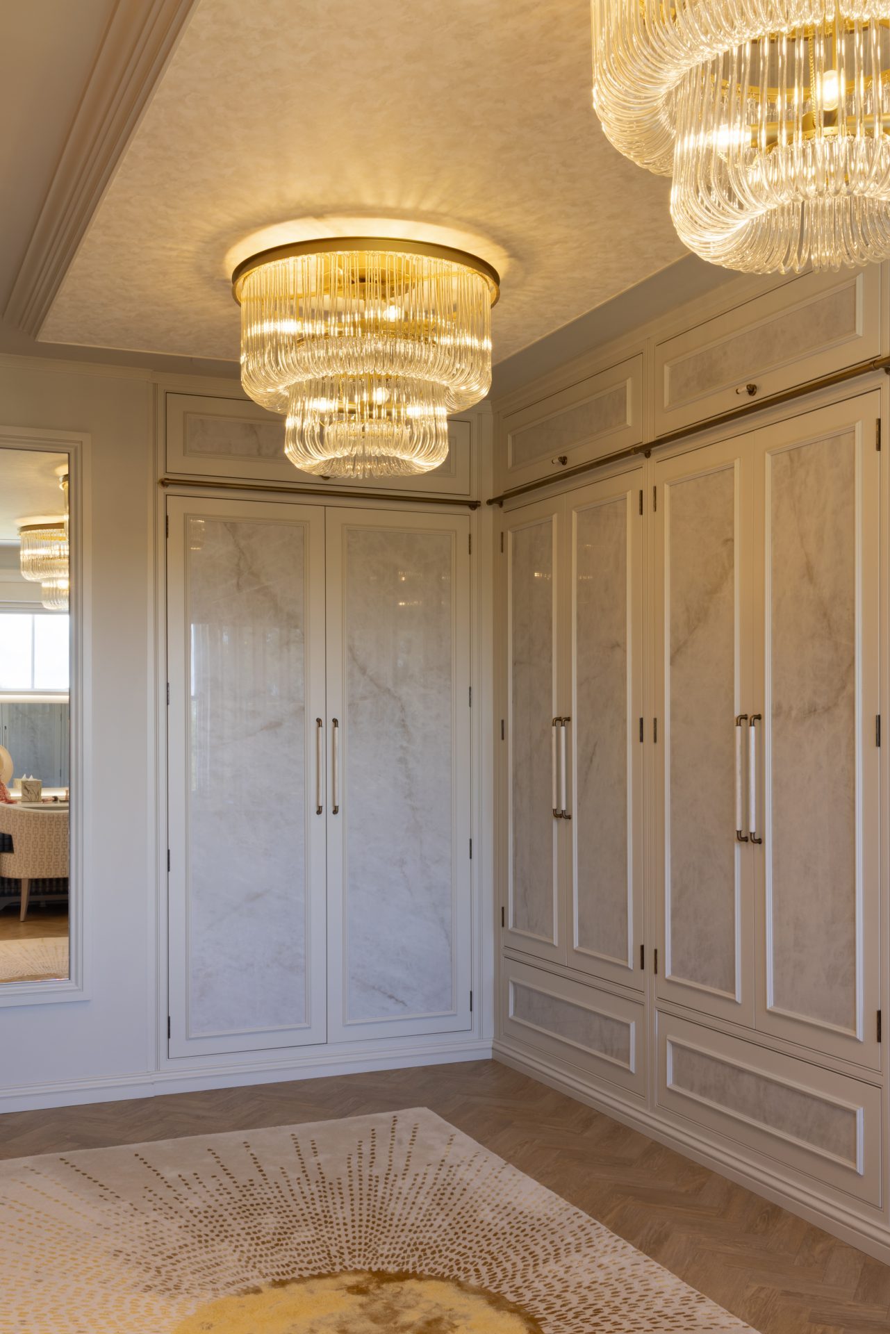 Crystal Ice Porcelain dressing room by Roma Marble, London