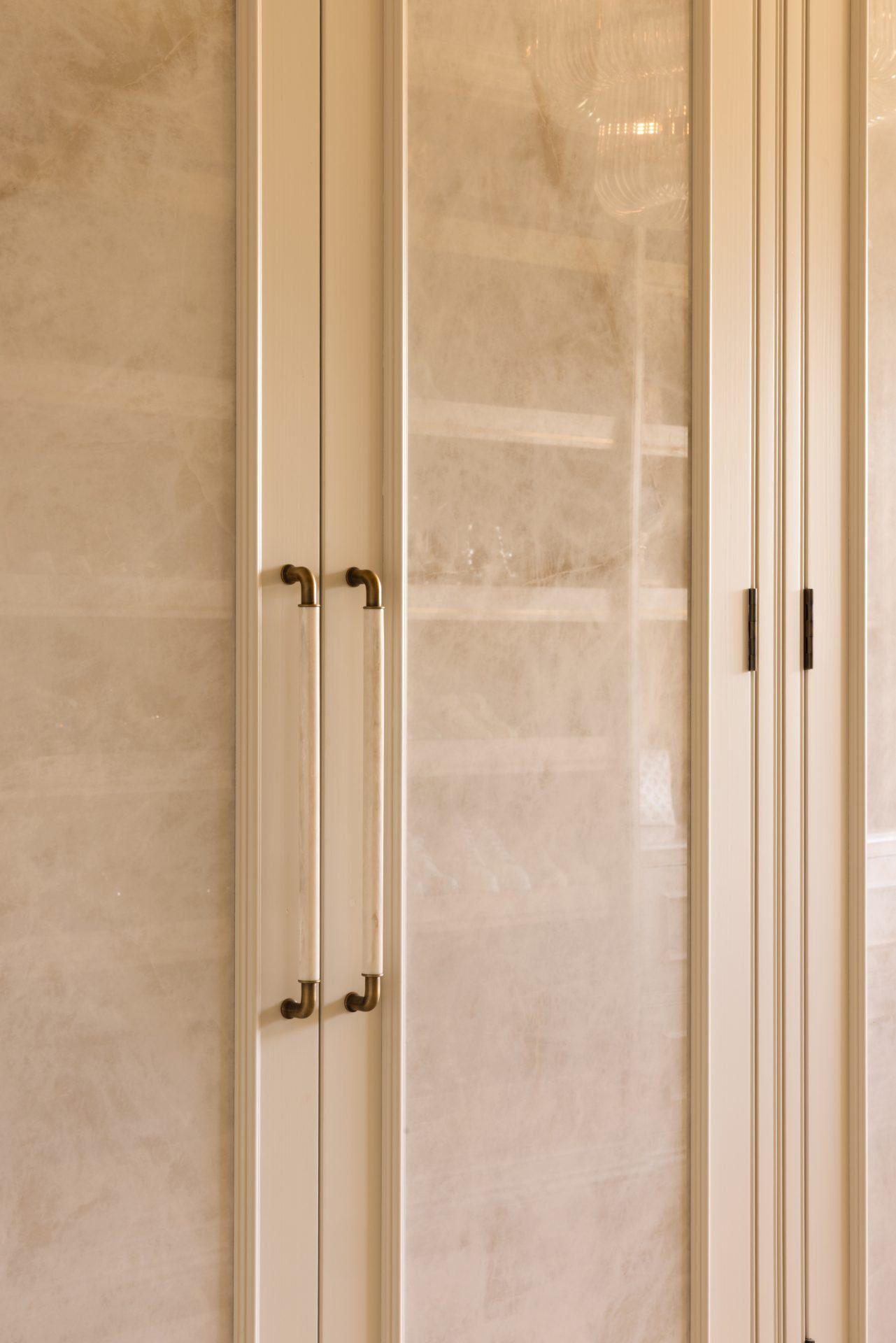 Crystal Ice Porcelain dressing room by Roma Marble, London