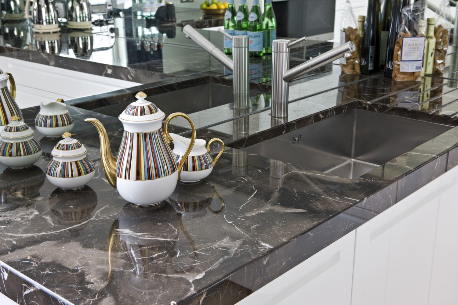 New Marron interior by Roma Marble, London