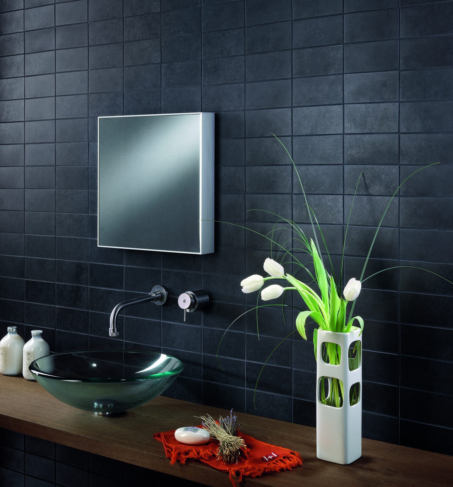 Porcelain Brick Tiles bathroom by Roma Marble, London