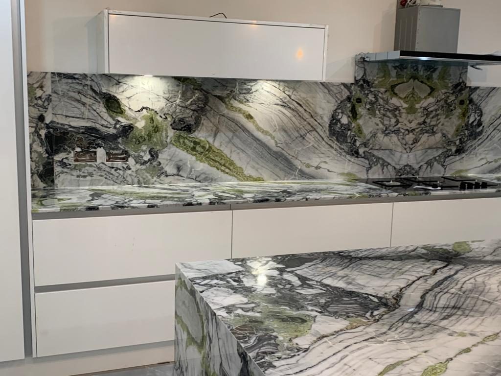 Primavera kitchen by Roma Marble, London