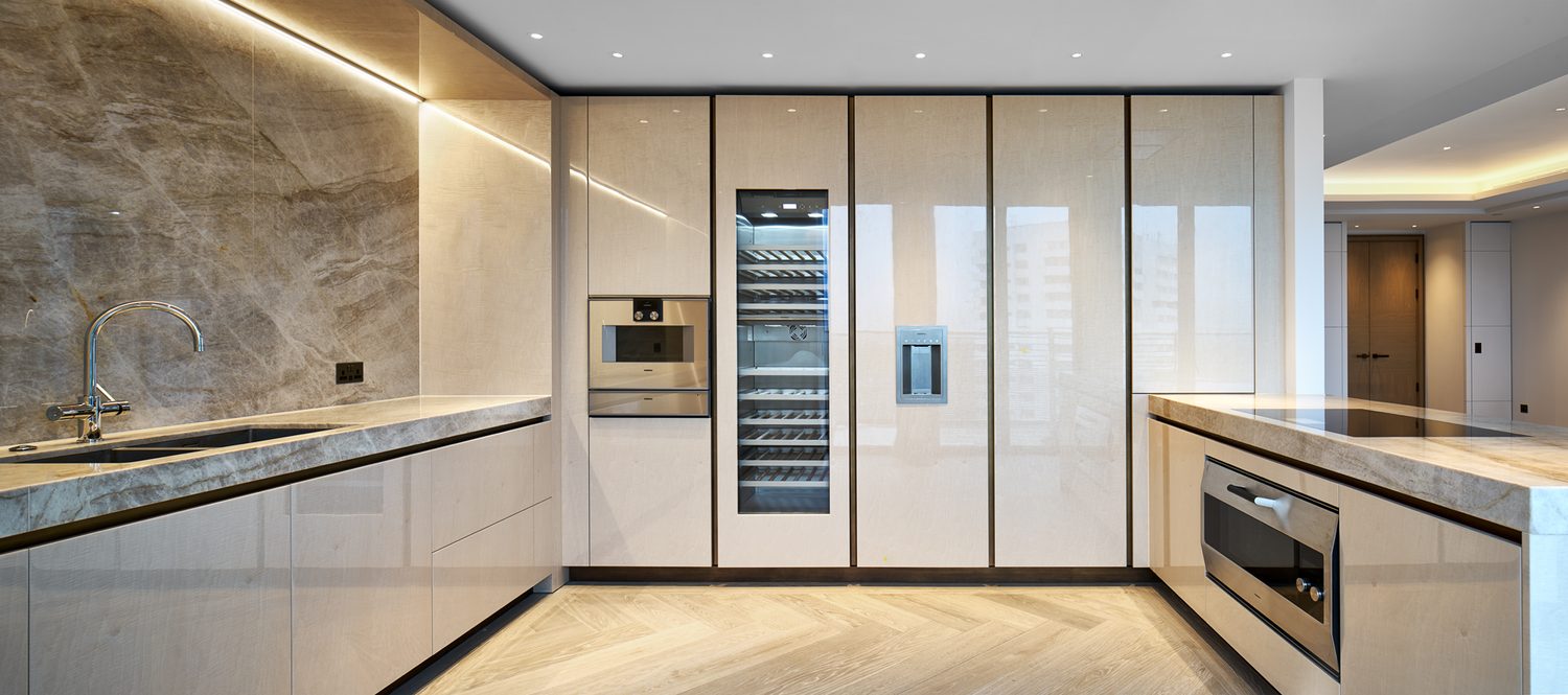 Taj Mahal kitchen by Roma Marble, London
