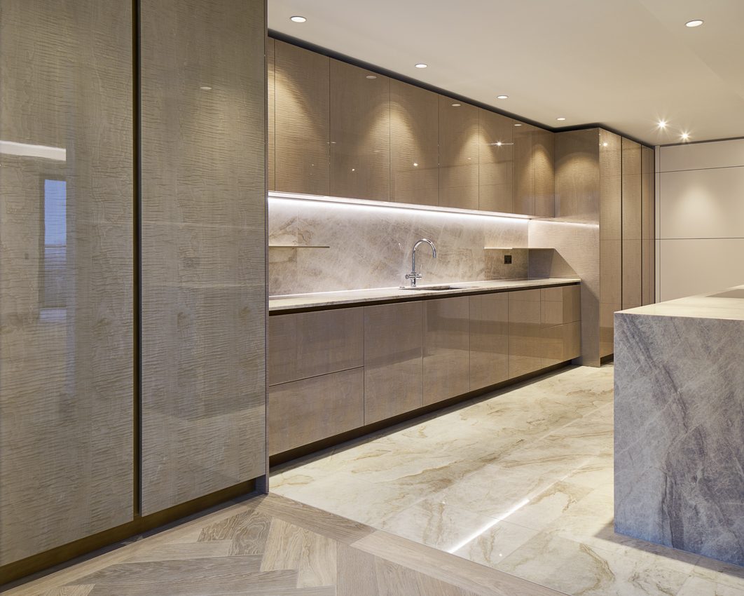 Taj Mahal kitchen by Roma Marble, London