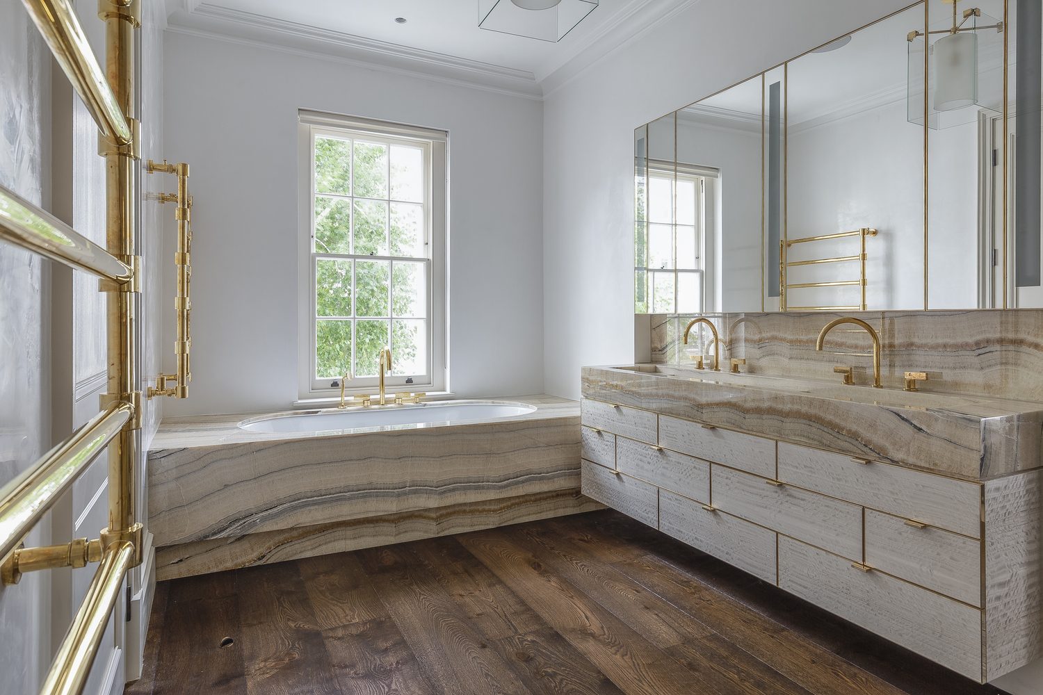 Velluto Onyx bathroom by Roma Marble, London