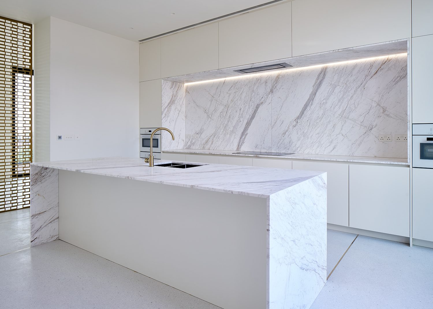 Volakas kitchen by Roma Marble, London