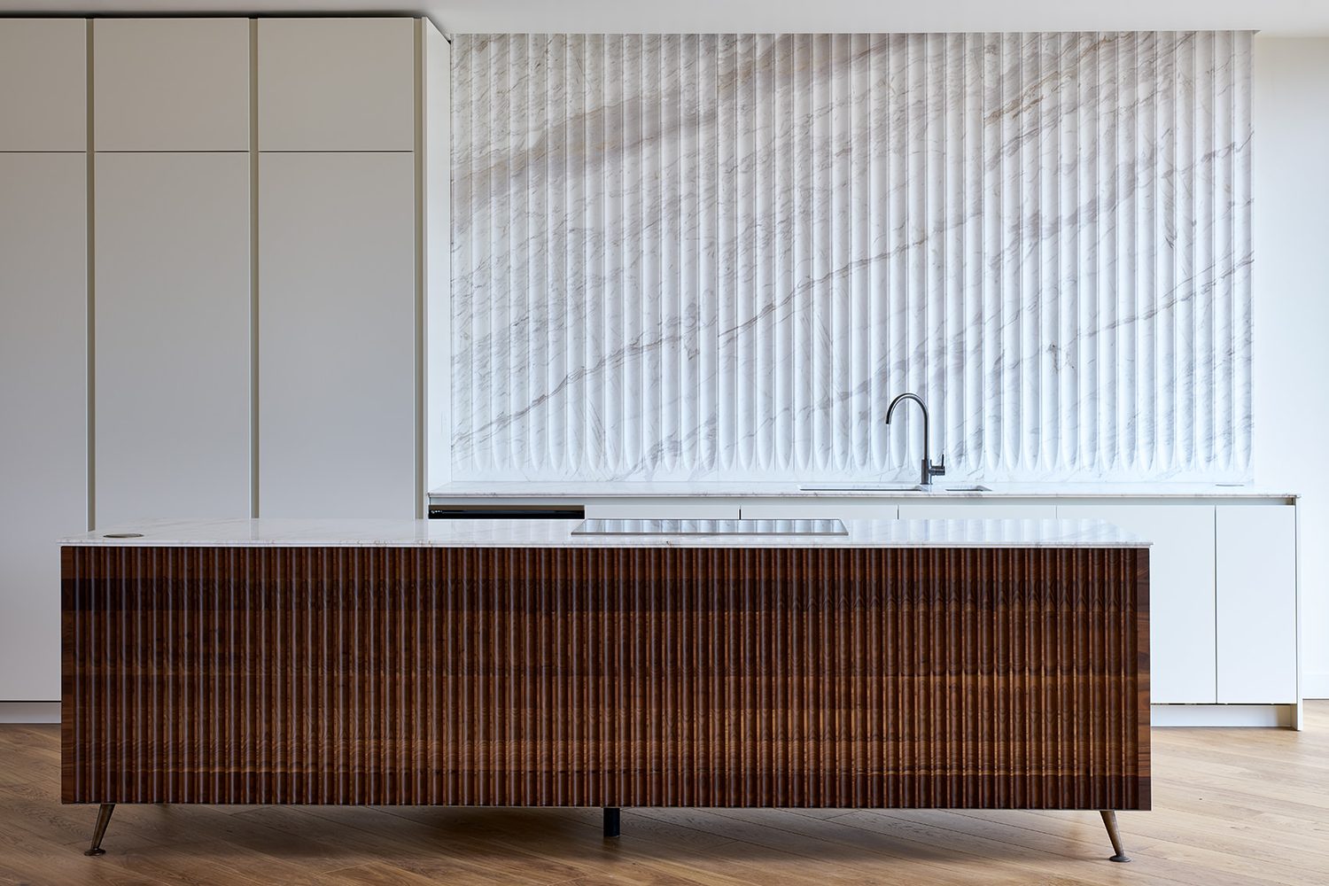 Volakas kitchen by Roma Marble, London