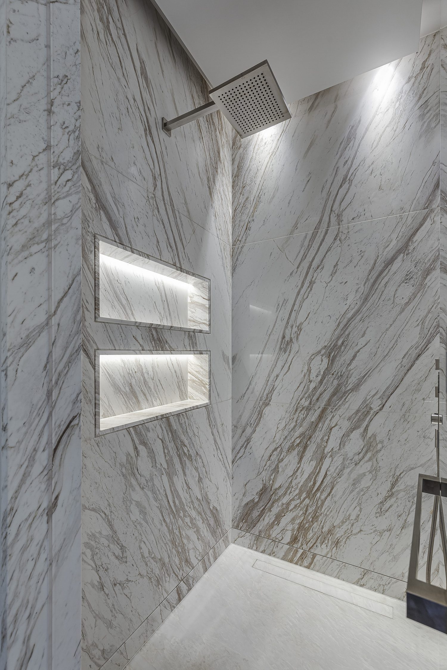 Volakas bathroom by Roma Marble, London