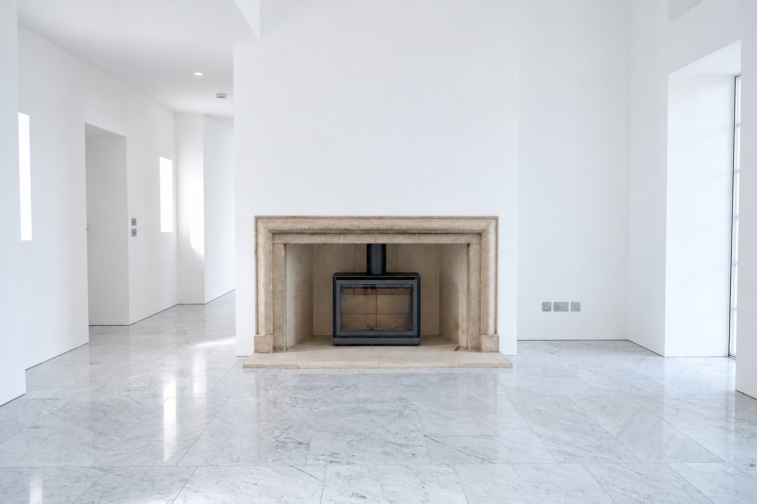 Oxford residence - Carrara, Calacatta Oro and Rosso Levanto marble - Residential