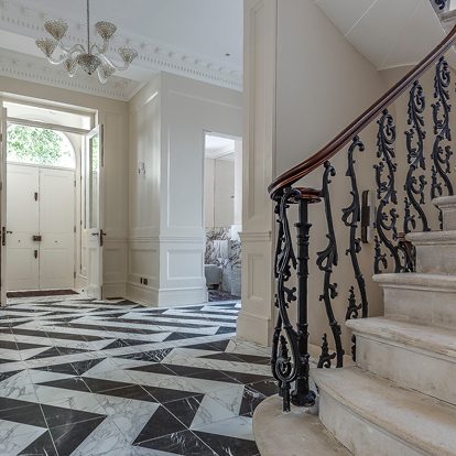 Lansdowne Crescent Notting Hill, London Velluto Onyx & Marble - Residential — Roma Marble