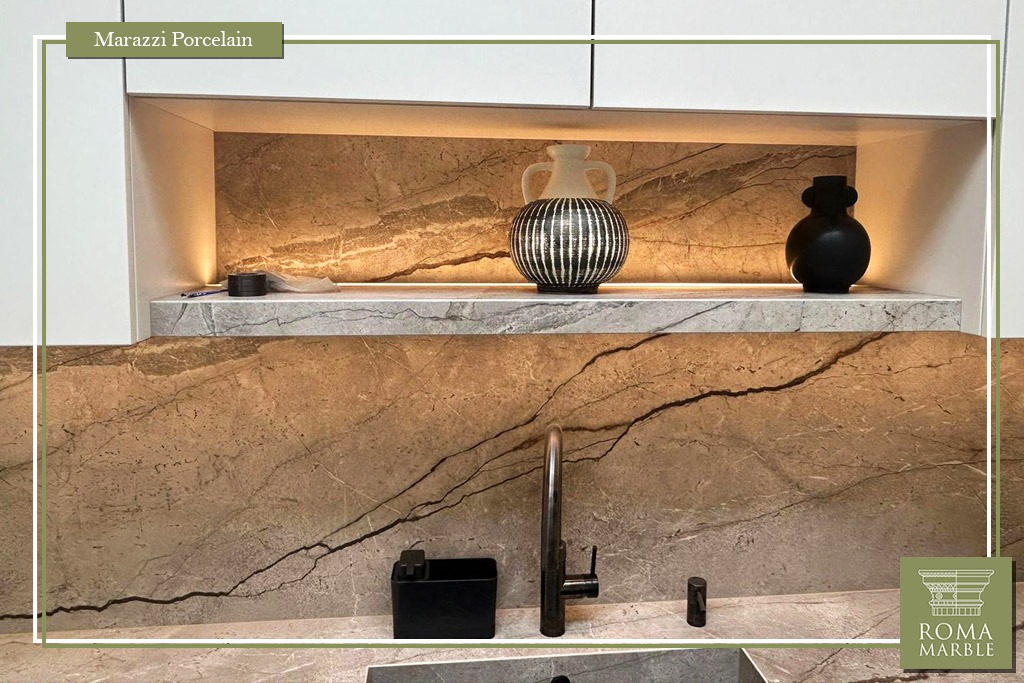 Refined Luxury: Marazzi Porcelain in a Bespoke Highgate Kitchen