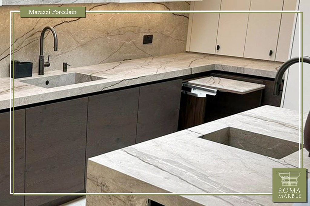 Refined Luxury: Marazzi Porcelain in a Bespoke Highgate Kitchen