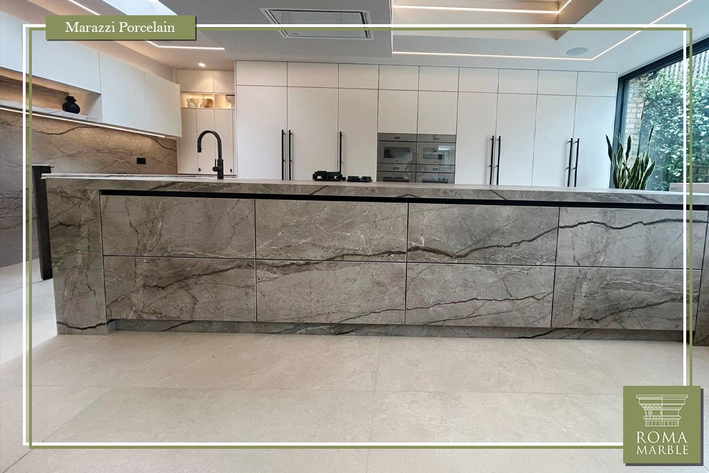 Refined Luxury: Marazzi Porcelain in a Bespoke Highgate Kitchen