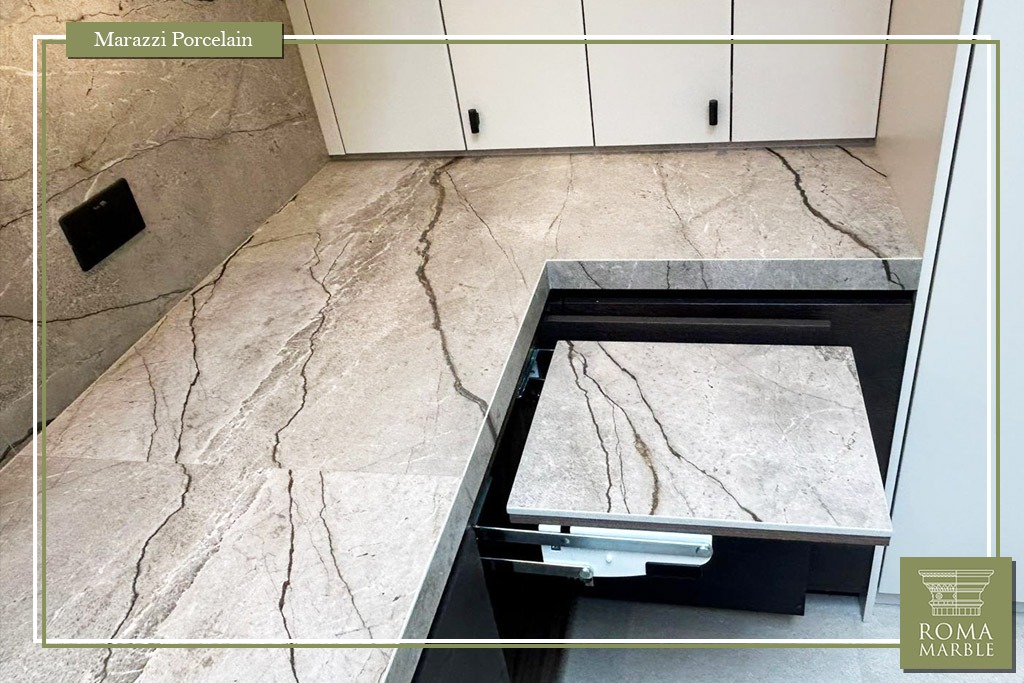 Refined Luxury: Marazzi Porcelain in a Bespoke Highgate Kitchen