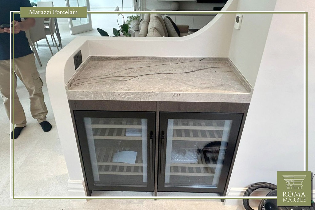 Refined Luxury: Marazzi Porcelain in a Bespoke Highgate Kitchen