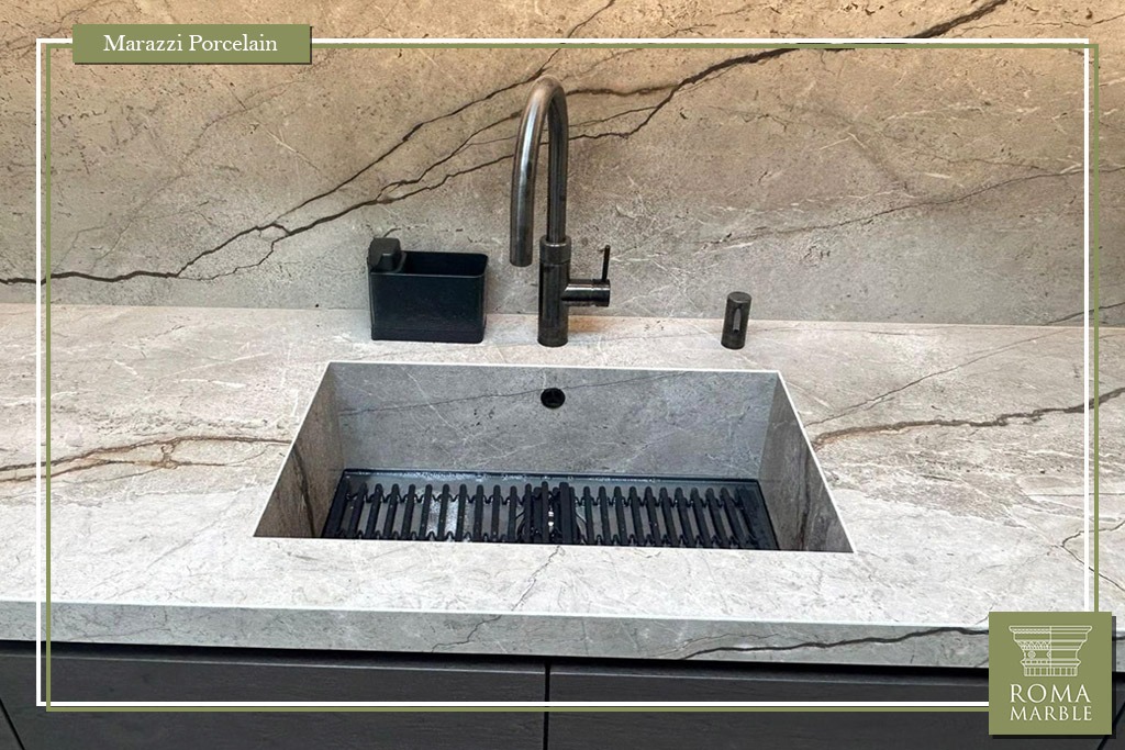 Refined Luxury: Marazzi Porcelain in a Bespoke Highgate Kitchen