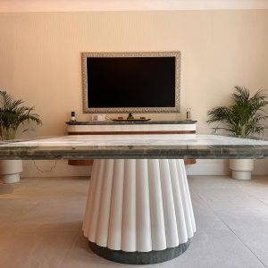 Bespoke Quartz Dining Table - Hampstead