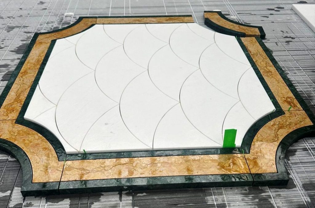 Bespoke Marble Floor - Holland Villas Road, London