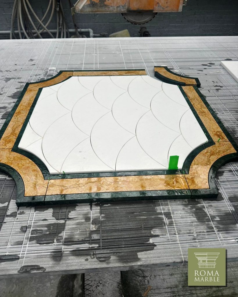 Bespoke Marble Floor - Holland Villas Road, London